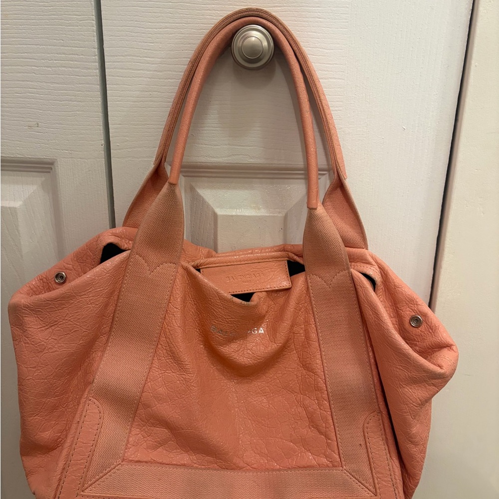 Balenciaga Agneau S Cabas tote bag in pink - Picture 4 of 4